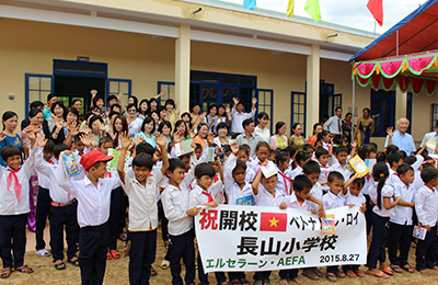 メモリアル 長山小学校 レ ロイ 開校式 エルセラーン化粧品